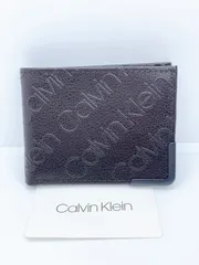 Calvin Klein/カルバンクライン　2つ折り財布　カードケース　コンパクトウォレット　ブラウン　SH155