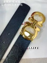 【今日特価】Ferragamo イタリア製 本革ベルト-3