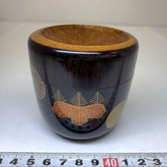 中村光悦作 帯黒 遠山蒔絵 なつめ 茶道具 - メルカリ