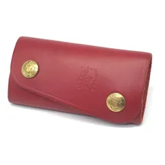 【倉吉店】 中古 IL BISONTE | イルビゾンテ キーケース 5402300090 レッド 【124】