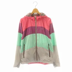 エーグル AIGLE フーディジャケット パーカー ジャンパー ジップアップ M ピンク マルチカラー /ES ■OSのサムネイル