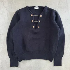 00's vintage   レディース　ゴールドチェンボタンキーネック　ニットプルオーバー　アーカイブ グランジ y2k パンク