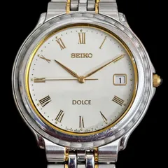 【美品ですがジャンク品】SEIKO　DOLCE　セイコー　ドルチェ　シェル文字盤    AYA250626JNK