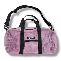 Supreme 16SS Mesh Duffle Bag メッシュダッフルバッグ ショルダーバッグ アウトドア スポーツ 旅行 バッグ 鞄 カバン シュプリーム パープル 79126A5