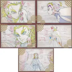 【中古】ポストカード Bセット(刀) ポストカードセット 「テレビアニメ 鬼滅の刃 無限列車編×ufotable DINING」 お楽しみくじ 景品