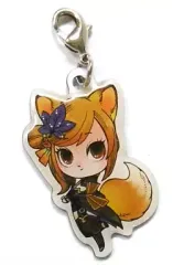 【中古】キーホルダー・マスコット(キャラクター) [単品] ほたる(きつね) けもみみファスナーチャーム 「PSPソフト 下天の華 夢灯り トレジャーBOX」 同梱特典