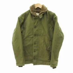 HOUSTON U.S. NAVY デッキジャケット サイズ42ブルーポート