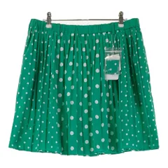 サイズ：44 LANVIN SPORT ランバン スポール  プリーツスカート ドットエアー ドット柄 グリーン系 [240101541173] ゴルフウェア レディース ストスト