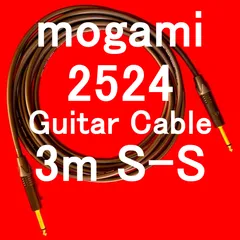 mogami 2524 Guitar Cable with Neutrik Gold Plated Plug SS 3m