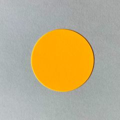 蛍光丸シール　橙色