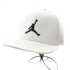 ナイキ NIKE JORDAN PRO JUMPMAN SNAPBACK ジョーダンプロジャンプマンスナップバック キャップ 帽子 6パネル ロゴ 刺繍 F 白 ホワイト AR2118-101 /BBのサムネイル