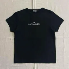 90s　vintage　ポロラルフローレン　POLO JEANS　⭐︎　星ロゴ　胸元プリント　ピチTシャツ　Y2Kあ　平成ギャル