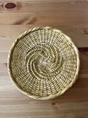 【20枚セット】蕎麦ざる 竹ざる 蕎麦皿 手作りそばざる 白竹 直径約21cm 戸隠風 (盛り目安 一人前) 20枚セット 年越しそばざる