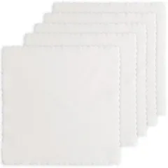 【即日発送】クロス 靴磨き 布 ソフトポリッシュ 靴磨き クロス レザーケア 革靴磨き クロス5枚セット ホワイト