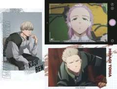 【中古】キャラカード 梶蓮(縦向き)＆柊登馬＆桐生三輝 フォト風カード3枚セット 「一番くじ WIND BREAKER ～After the battle～」 H賞