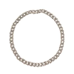 Maison Margiela メゾン マルジェラ インターロッキング チャンキー チェーンネックレス / Ag925 / シルバー / イタリア製 / ブランド アクセサリー ジュエリー ファッション 小物【メンズ】【中古】のサムネイル