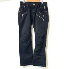 (^w^)b Lee RIDERS リー ライダース 08522 コットン100% デニムパンツ ジーンズ ジーパン 牛革使用 バイカー アメカジ かっこいい お洒落 ボトムス ブラック 黒 メンズ 男性 W30