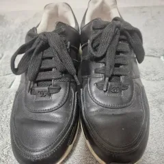 極美品】24SS 定価27万 CHANEL シャネル レザースニーカー メンズ
