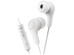 【新品・4営業日で発送】JVCケンウッド マイク付きインナーヘッドホン（ホワイト） HA-FX7G-W 1個