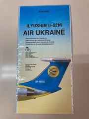 BOAデカール BOA14482 イリューシン IL-62M ウクライナ航空  1/144 デカール