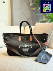 【今日特価】Herm?s キャンバス ショッピングバッグ 45cm！国内送料無料！限定在庫セール価格です！-WT0輸入