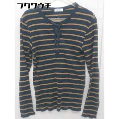 ◇ BEAUTY & YOUTH UNITED ARROWS ボーダー 長袖 ロンＴ カットソー ネイビー ベージュ系 レディース  【中古】 【1107130002702】