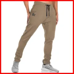 【セール中】BROKIG ジップジョガーパンツ メンズ トレーニングウェア ダブルポケット付き 筋トレ パンツ ジムウェア スリム 通気性 ストレッチ