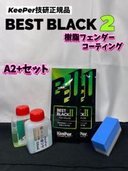【キーパー技研正規品】★BEST BLACKベストブラック2（樹脂フェンダーコーティング）★2枚◎付属品◎施工手順書【Aセット】