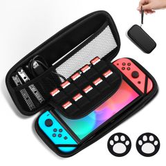 Nintendo Switchケース 収納バッグ 保護ケース 耐衝撃 防水防塵 大容量 持ち運び便利 防汚防傷 全面保護型