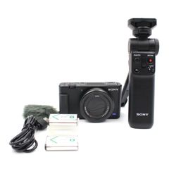 ■新品同様■ SONY VLOGCAM ZV-1G シューティンググリップキット ブラック コンパクトデジタルカメラ ソニー