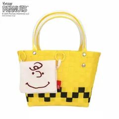 新品 2025新作 スヌーピーバッグ ミニバッグ ROOTOTE Vintage PEANUTS babyroo 8439 ルートート IP.ベビールー.バスケット.ピーナッツ-0I チャーリー・ブラウン｜沖縄発送不可【SPORTUS】
