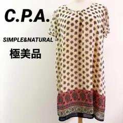【極美品】C.P.A.　シーピーエー ロングワンピース　花柄　イエロー　LL