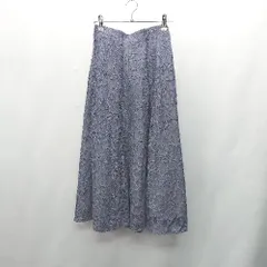 ◇ Θ PROPORTION BODY DRESSING 総レース ロング フレアー スカート サイズM ネイビー系 レディース E  【1410290058169】