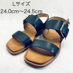 PLAN C クロスストラップ フラットサンダル size 37 黒 イタリア製