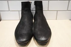 美品【ALDO】28.0cm スエードサイドジップ・アンクルブーツ ブラック