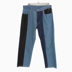 美品◇AIE nepenthes  パッチワーク ジーンズ バイカラー デニムパンツ エーアイイー/ネペンテス メンズ USA製 人気モデル