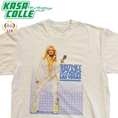 【Britney Spears】ブリトニー・スピアーズ　2001年LiveTシャツ（白）/ Lサイズ相当