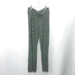 ◇ Θ フェリシモ プリーツ加工 ウエストゴム マタニティパンツ サイズLL ブラック レディース E  【1409100029376】