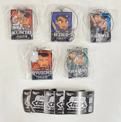 ピーナッツ・クラブ 3連ワイヤーキーリング 熱血硬派くにおくん 全5種セット