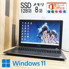 ☆完動品 高性能4世代i3！SSD128GB メモリ8GB☆NJ3900E Core i3-4100M Webカメラ Bluetooth Win11  MS Office 中古品 ノートPC☆P79960 - メルカリ