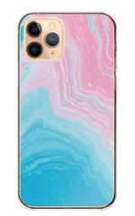 Galaxy S21 5G SC-51B SCG09 ケース カバー ギャラクシーS21 スマホケース ハードケース マーブル マーブル模様 ピンク ブルー かわいい 可愛い 大理石 サイケデリック カラー03