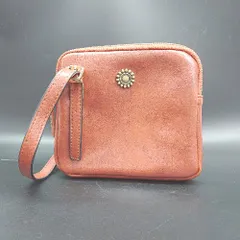 ◇ Θ ノーブランド ミニサイズ ショルダーバッグ オレンジ系 ブラウン系 レディース E  【1503050019798】