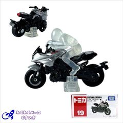 タカラトミー トミカ 廃盤 絶版 No.19 スズキ KATANA トミカシリーズ ミニカー スズキ  SUZUKI 日本車 オートバイ バイク 銀 シルバー 3歳以上 モデルバイク