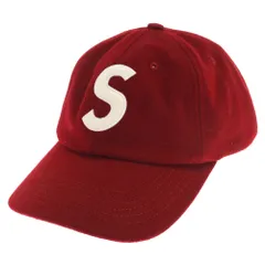 SUPREME (シュプリーム) 21AW Loro Piana Terry S logo 6 Panel ロロピアーナ テリー Sロゴ 6パネル キャップ レッドのサムネイル