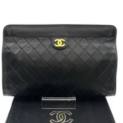 2024年最新】シャネル CHANEL クラッチバッグ 美品 マトラッセ 黒 ラムスキン 値下げ 20190328の人気アイテム - メルカリ