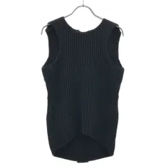 CELINE by Phoebe Philo セリーヌ フィービーファイロ 16SS コットンローゲージリボンニットベスト 2 3CP8/7099 ブラック Sのサムネイル