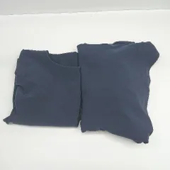 ◇ ⊂ apart by lowrys アオアートバイローリーズ カットソー ワイドパンツ セットアップ サイズM ネイビー レディース E  【1506230024049】