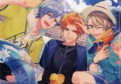 【中古】クリアファイル 斑鳩三角＆皇天馬＆三好一成 A5ミニクリアファイル 「A3!(エースリー)」 2D☆STAR Vol.7付録