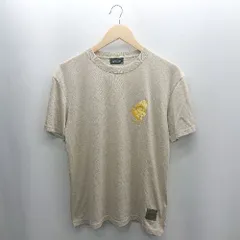 ◇ ⊂ Φ Subciety サブサエティ バック英字ロゴ 半袖 カットソー サイズM ベージュ メンズ E  【1502060037082】のサムネイル