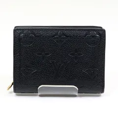 LOUIS VUITTON ポルトフォイユ･クレア M80151 二つ折り財布 モノグラム･アンプラント レザー 【中古】Sランク